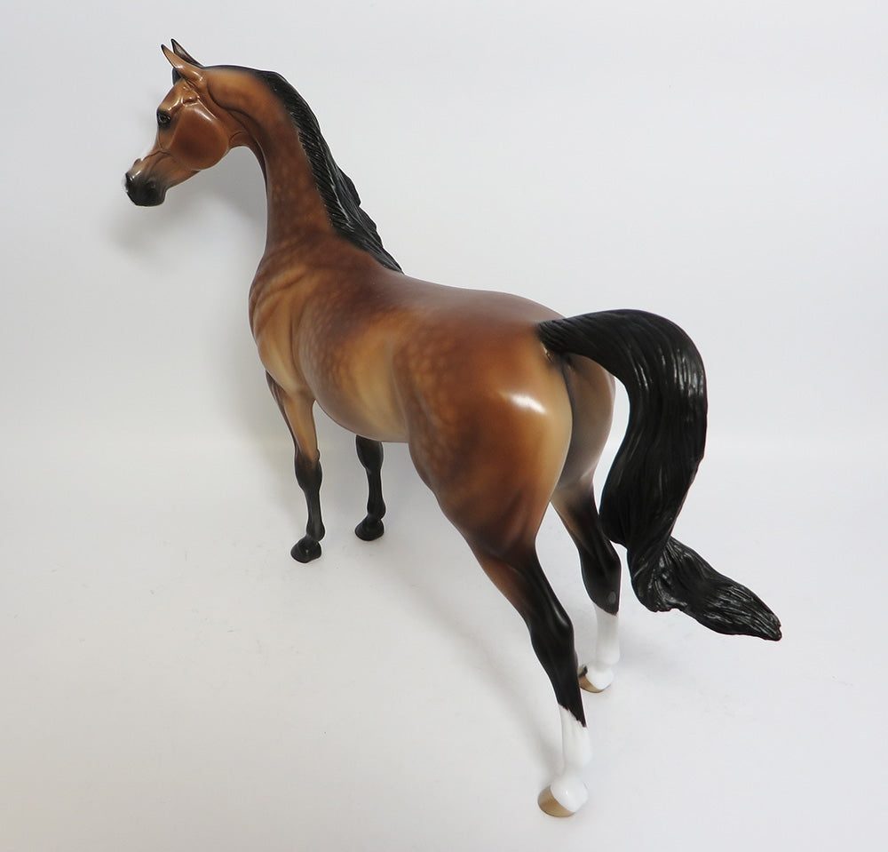 SOCK MONKEY-OOAK DAPPLE BAY ARABIAN CUSTOM BY SHERYL LEISURE