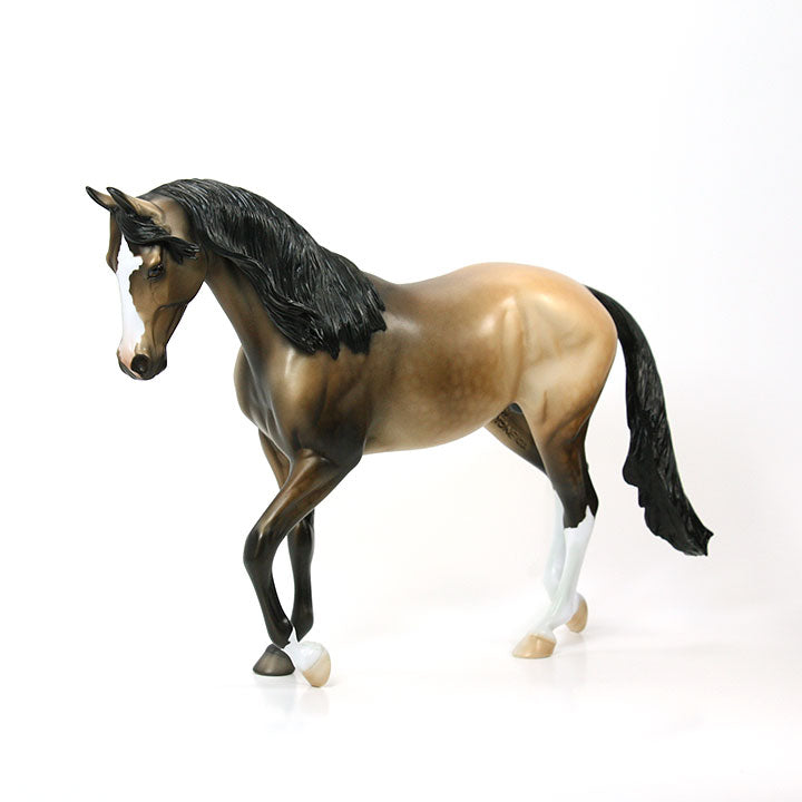 TEMPER TANTRUM - OOAK Sooty Buckskin Thoroughbred 6/15