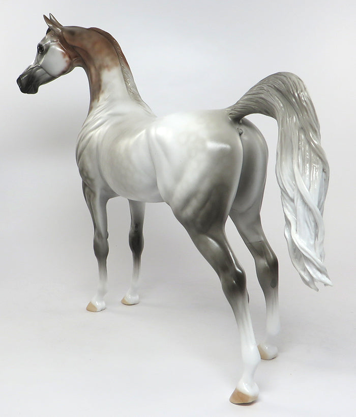 BEDOUIN-OOAK BLOODY SHOULDER ARABIAN MODEL HORSE 7/7
