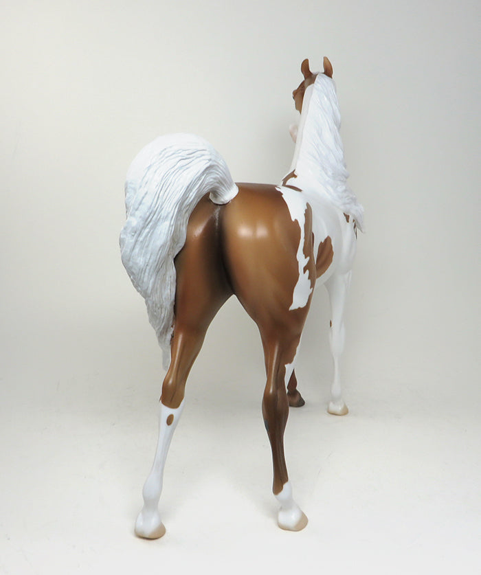 SUNRISE SUNSET - LIMITED EDITION PALOMINO PAINT ARABIAN MODEL HORSE - LE3 - 1/18