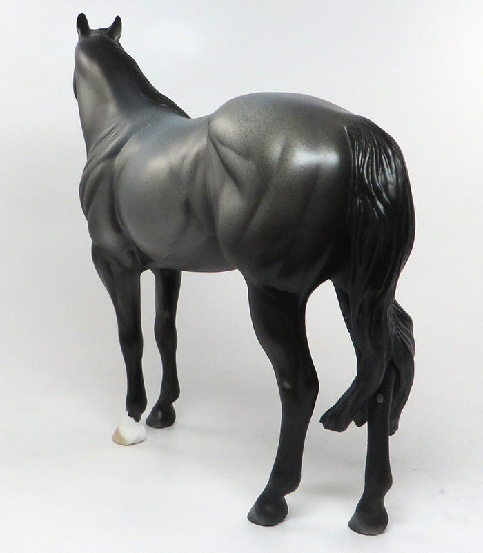 SPOOKY BLUE-OOAK BLUE ROAN ISH MODEL HORSE 7/7