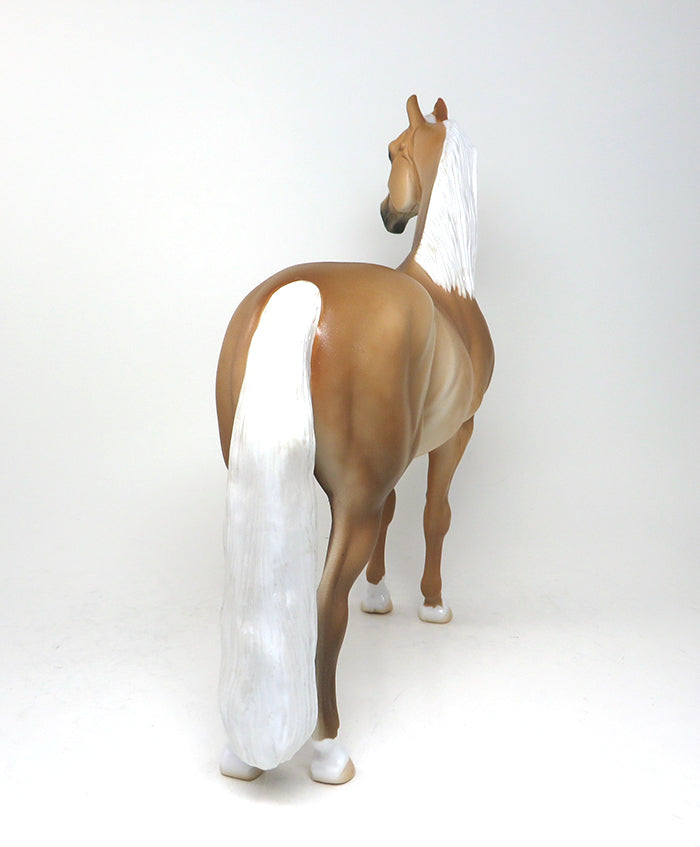 MIXOLOGIST - OOAK DAPPLE PALOMINO MORGAN MODEL HORSE - 1/13