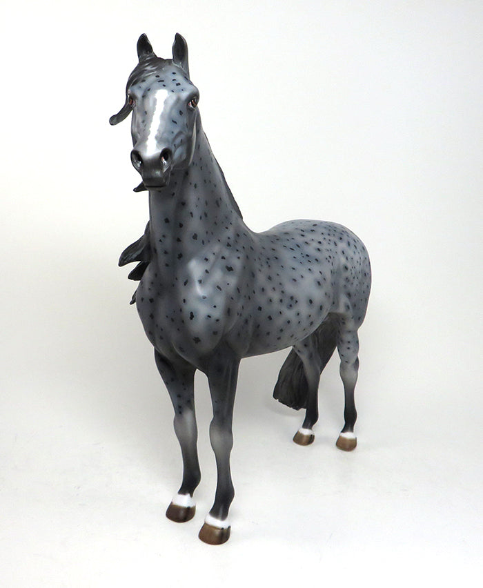 GREYLEY - OOAK APPALOOSA MORGAN MODEL HORSE - 2/12