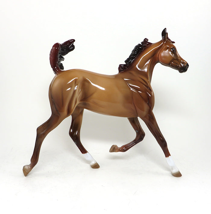 rum runner yearling model horse