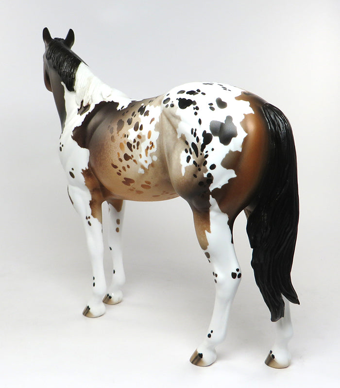 AUSSIE-OOAK BAY PINTALOOSA ISH MODEL HORSE 7/14