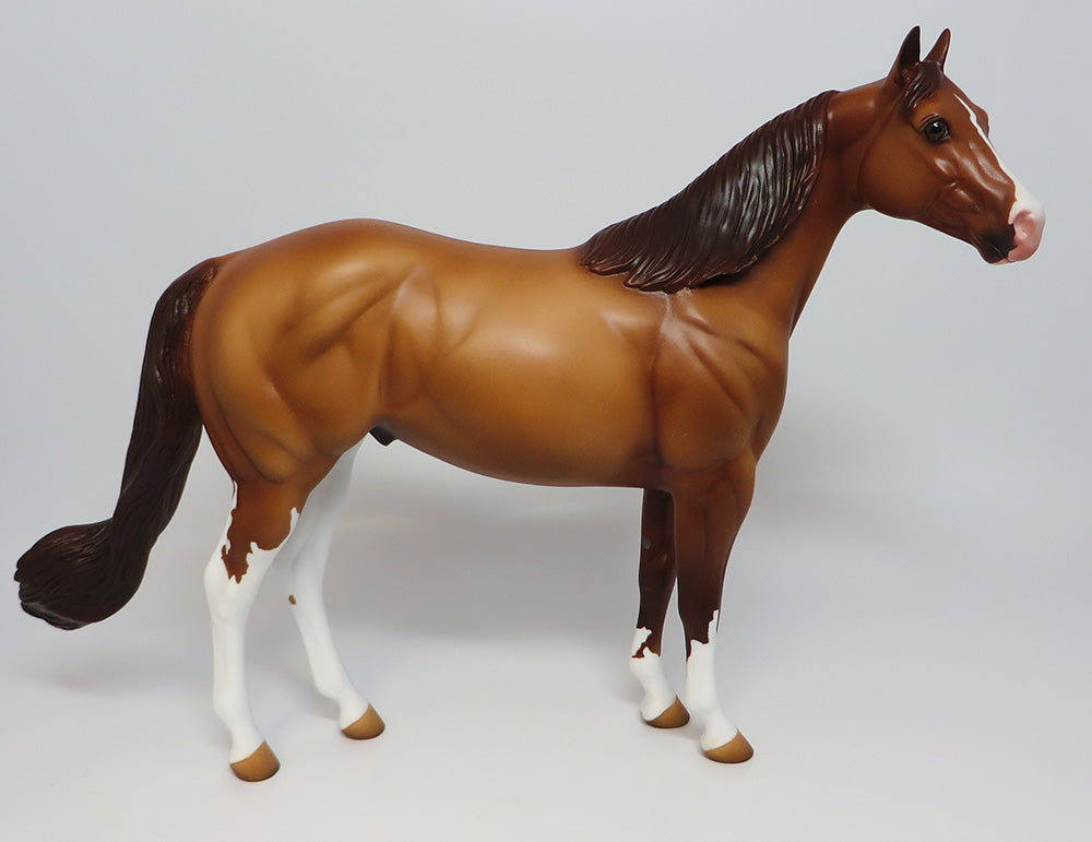 FLIP DIZZY-OOAK RED DUN PAINT ISH MODEL CUSTOMIZED BY JACKIE TURNER 05/19/17