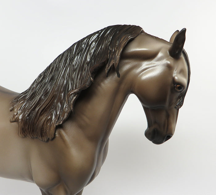 ATREYU-OOAK GRULLA LONG MANE ANDALUSIAN BY SHERYL LEISURE 7/15