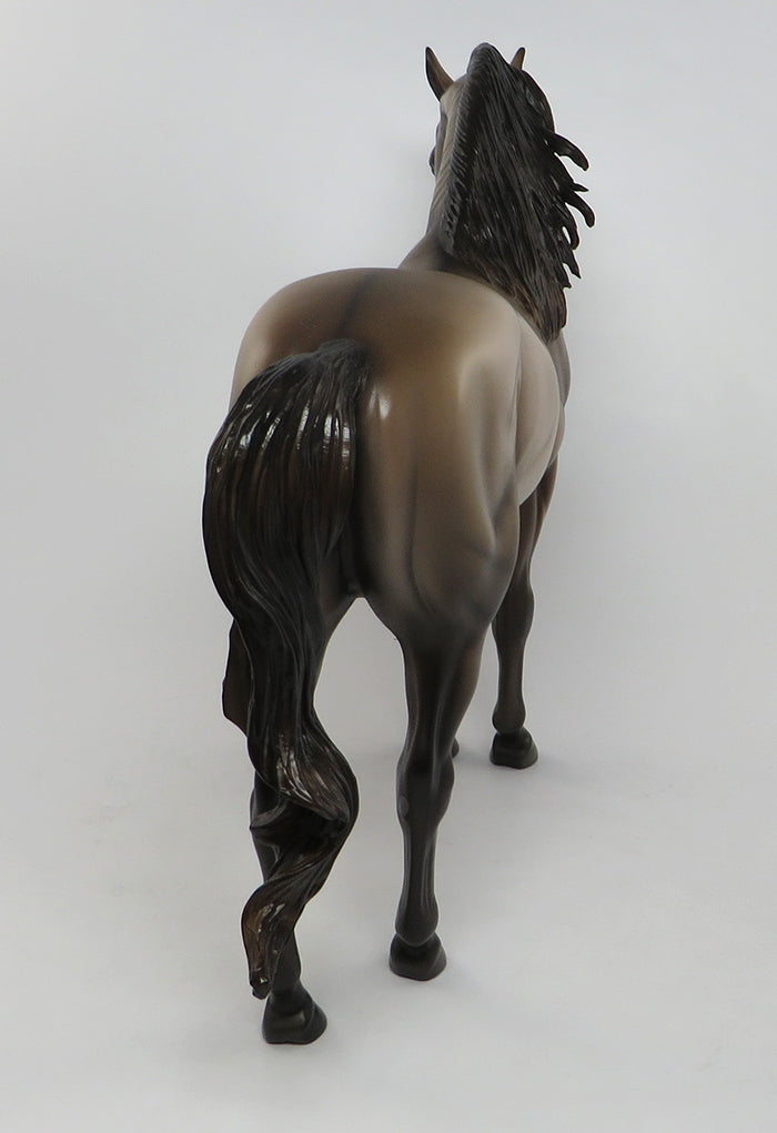 ATREYU-OOAK GRULLA LONG MANE ANDALUSIAN BY SHERYL LEISURE 7/15