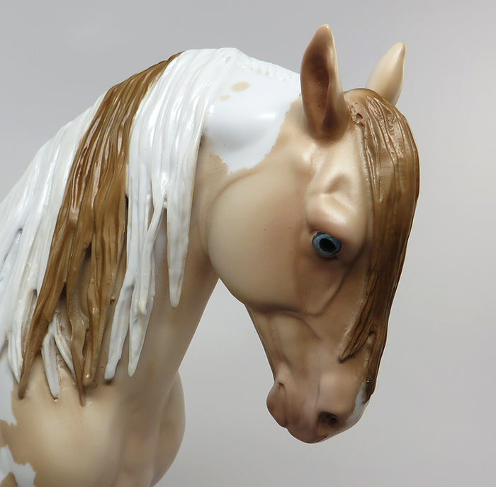 PHOTO BOMB-OOAK PERLINO PAINT ANDALUSIAN MODEL HORSE 7/15