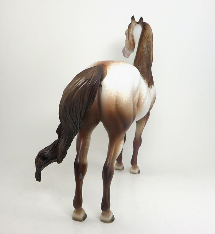 BAREILLES - OOAK CHESTNUT ROAN PALOUSE MODEL HORSE - 1/22