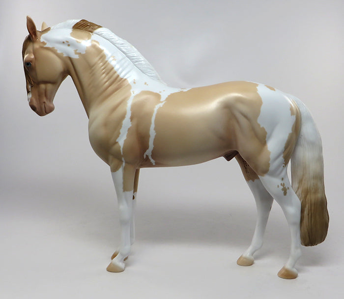 PHOTO BOMB-OOAK PERLINO PAINT ANDALUSIAN MODEL HORSE 7/15