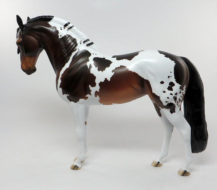 ARABELLA-OOAK BAY PAINT ANDALUSIAN MODEL HORSE 7/15