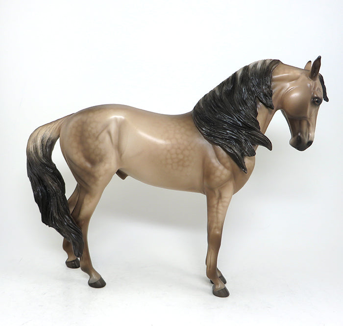 cumulus buckskin model horse
