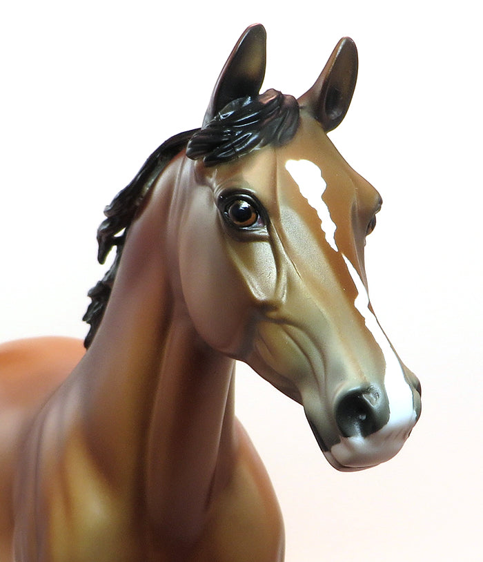 RIPPLE AFFECT - OOAK BAY PALOUSE MODEL HORSE - 1/28