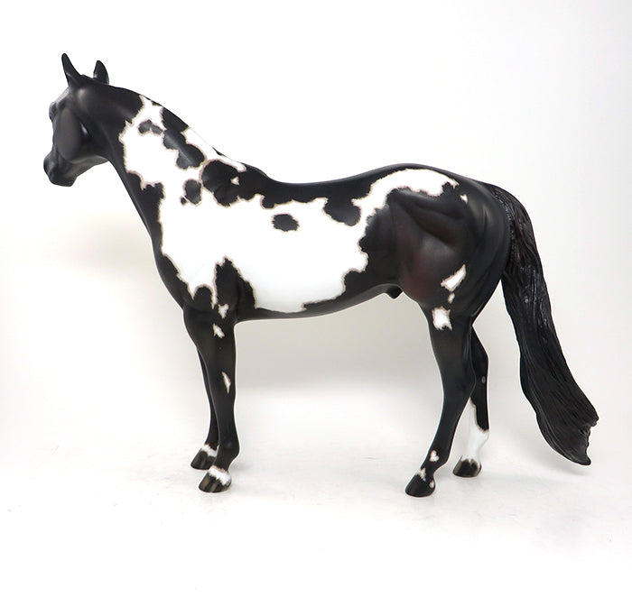 BLACK ETCHED MODEL HORSE