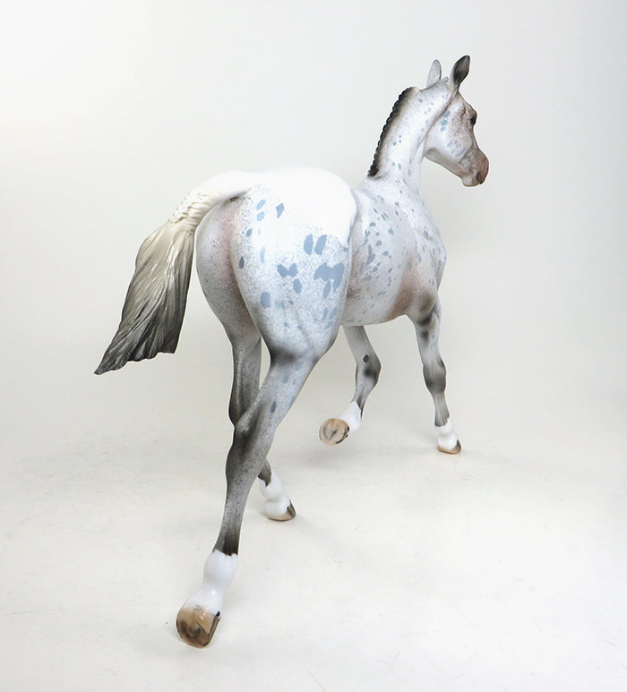 SNOW PRINCESS - OOAK APPALOOSA YEARLING MODEL HORSE by DAWN QUICK - 1/28