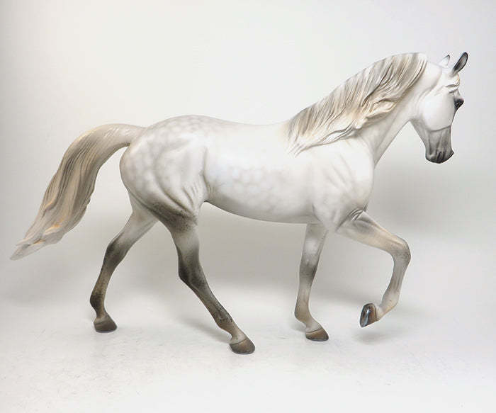 REEDUS - OOAK DAPPLE GREY TENNESSEE WALKER MODEL HORSE - 1/29