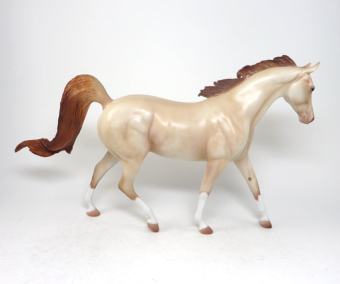 DO YOU FEEL THE SAME WAY - OOAK CREMELLO PONY MODEL HORSE - 1/29