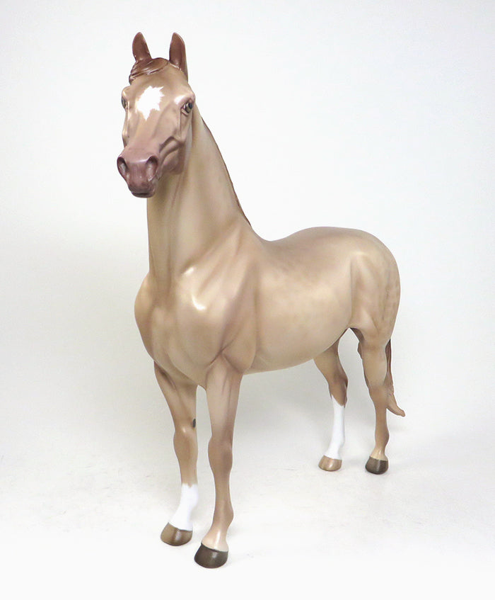 ZOOLANDER - OOAK REVERSE DAPPLE CHAMPAGNE MORGAN MODEL HORSE by SHERYL LEISURE - 1/29