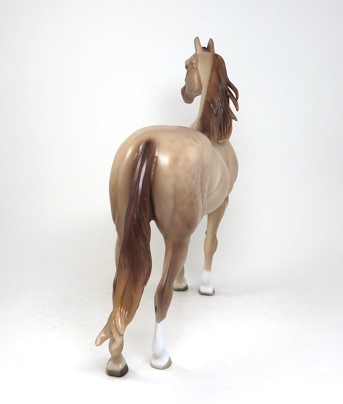 ZOOLANDER - OOAK REVERSE DAPPLE CHAMPAGNE MORGAN MODEL HORSE by SHERYL LEISURE - 1/29
