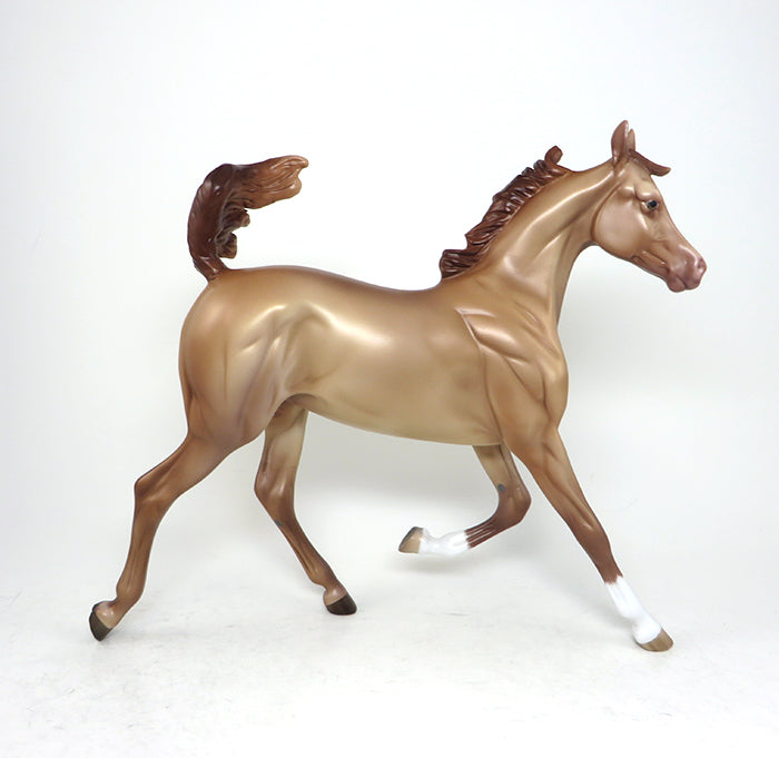 FINDING DORY - OOAK CHAMPAGNE YEARLING MODEL HORSE by SHERYL LEISURE - 1/29
