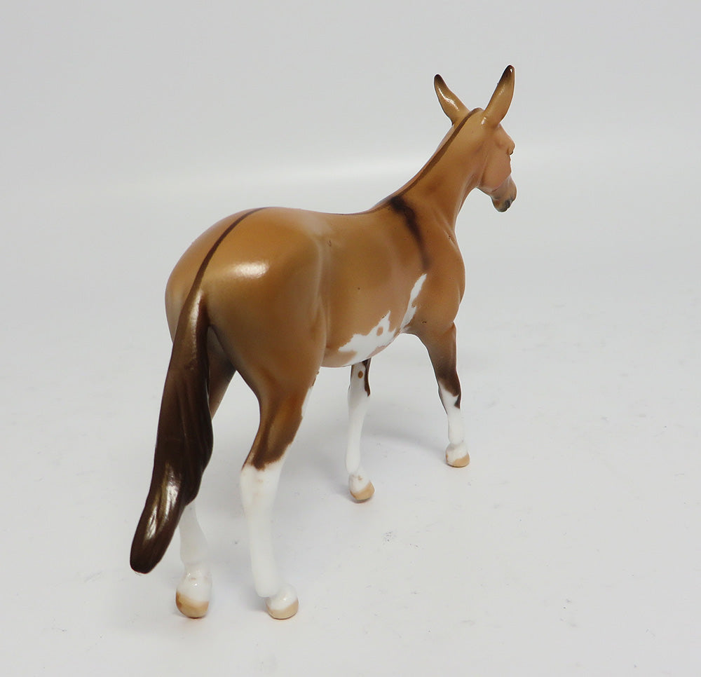 CACTUS JACK~LE-3 DUN PAINT MULE CHIPS MODEL HORSE 6/7/2017