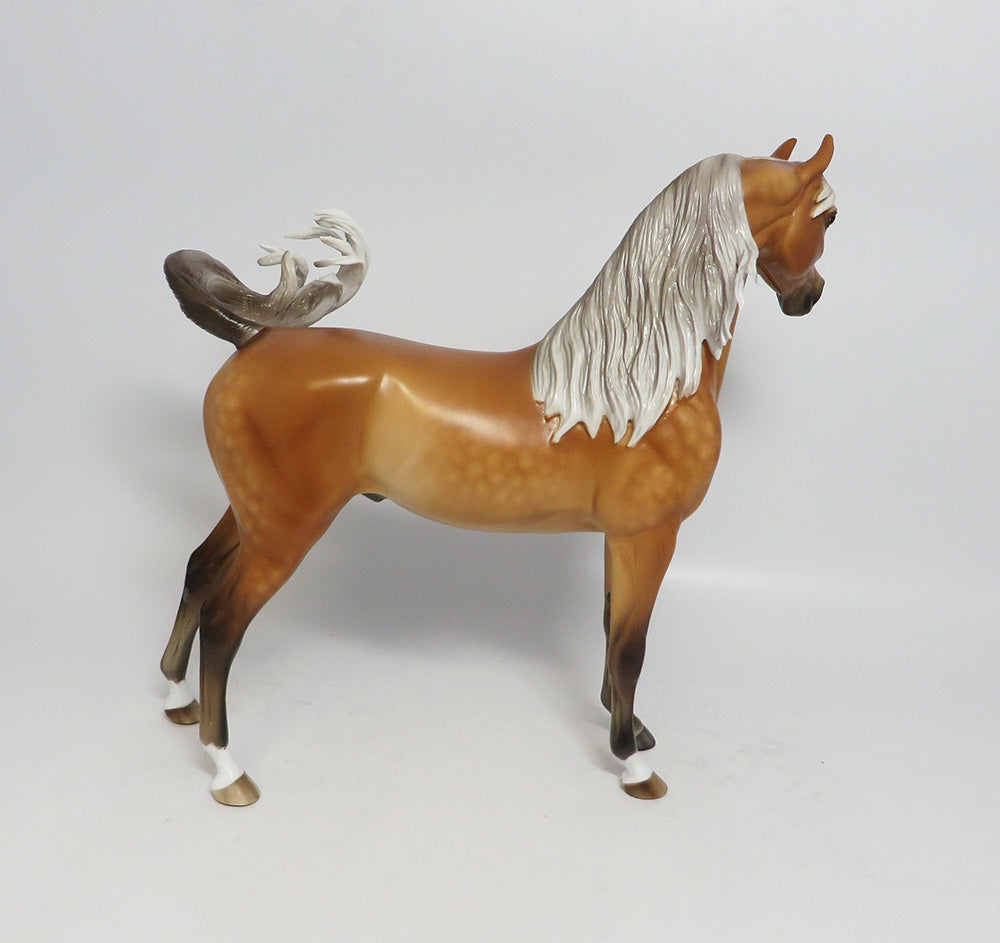 CASTLES IN THE AIR~OOAK DAPPLE CREME SORREL ARABIAN MODEL HORSE BY SHERYL LEISURE 1/5/18