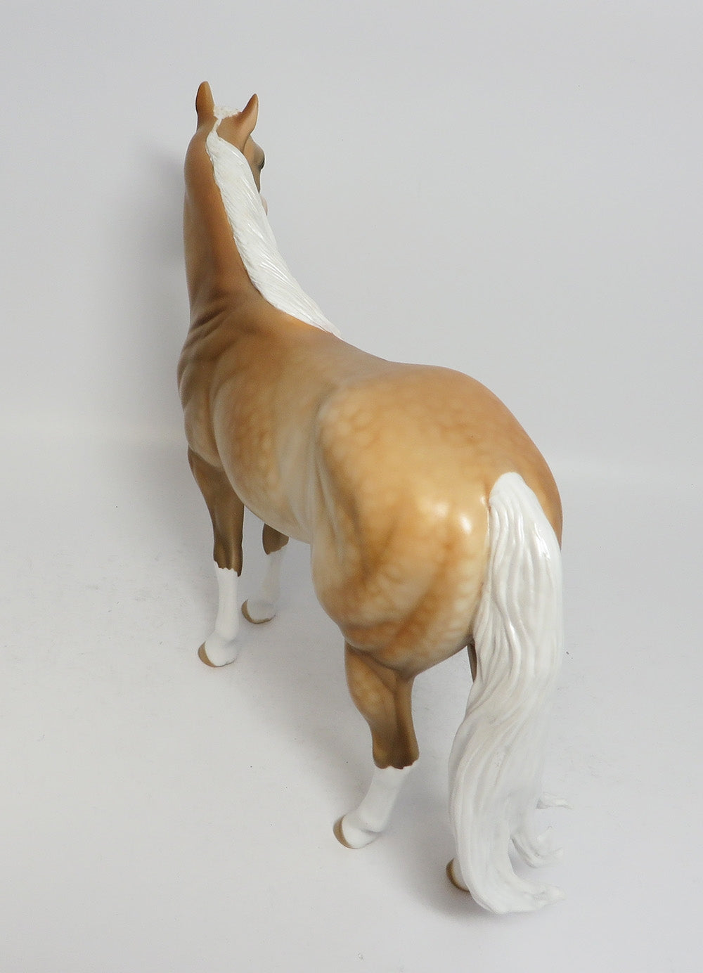 SMACK TALK-OOAK PALOMINO ISH MODEL HORSE SUPER BOWL SALE 2018