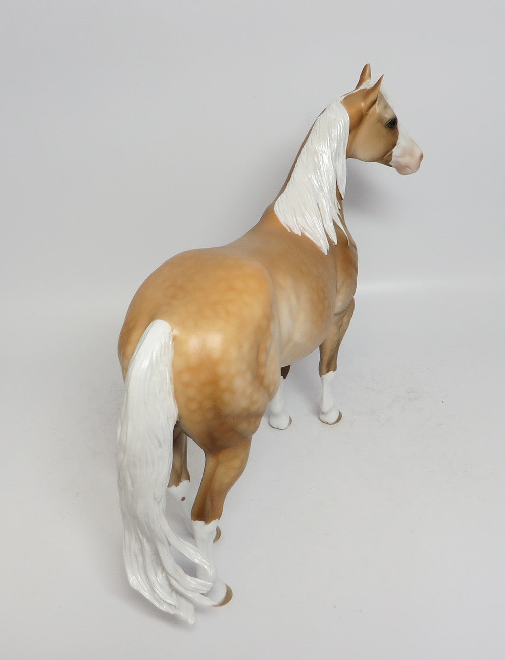 SMACK TALK-OOAK PALOMINO ISH MODEL HORSE SUPER BOWL SALE 2018