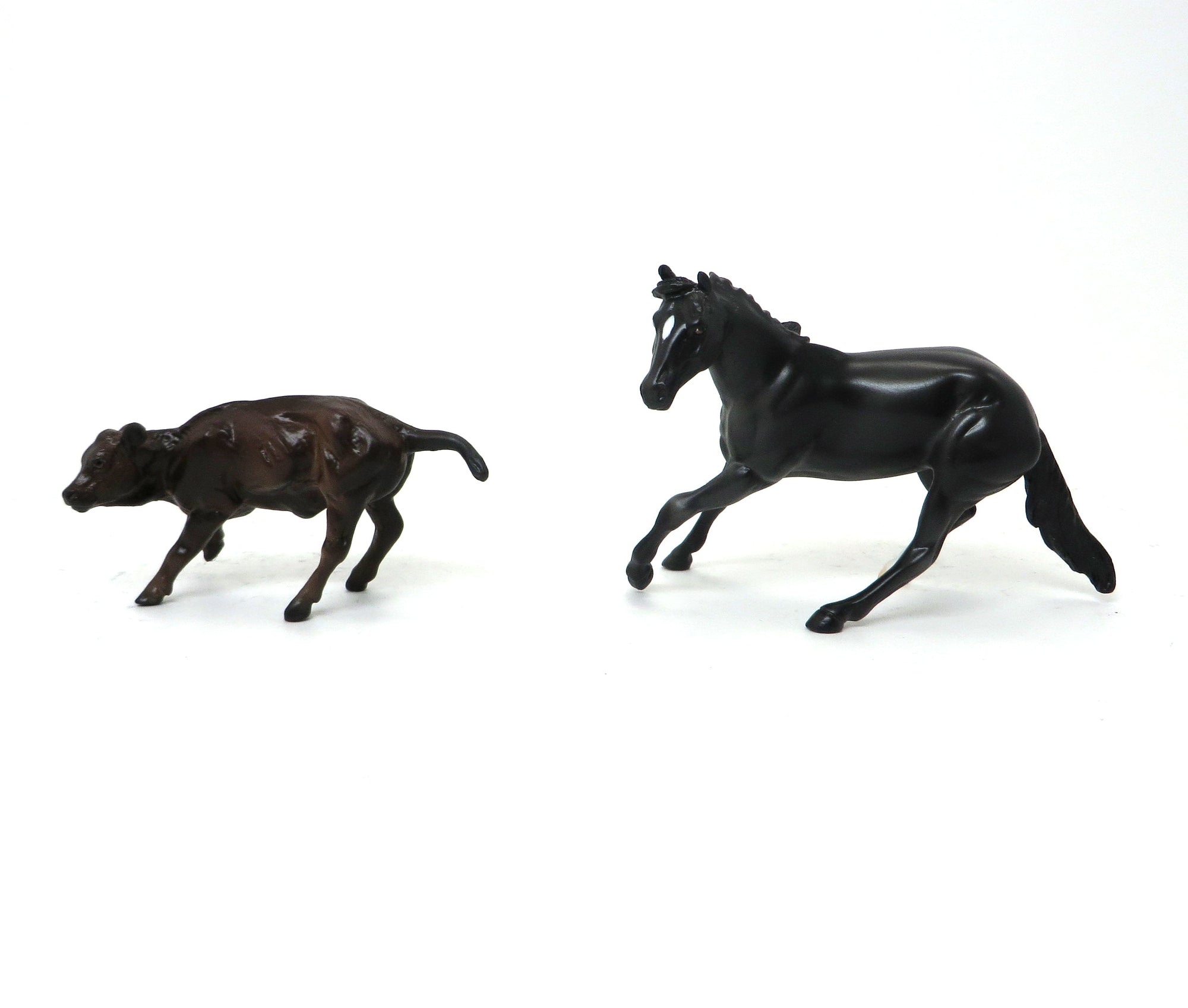 OBSIDIAN - OOAK BLACK CUTTER & BROWN CALF CHIP - 10/30