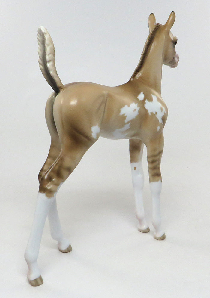 ADRIA-OOAK ETCHED DUN PAINT FOAL BY SHERYL LEISURE 8/5