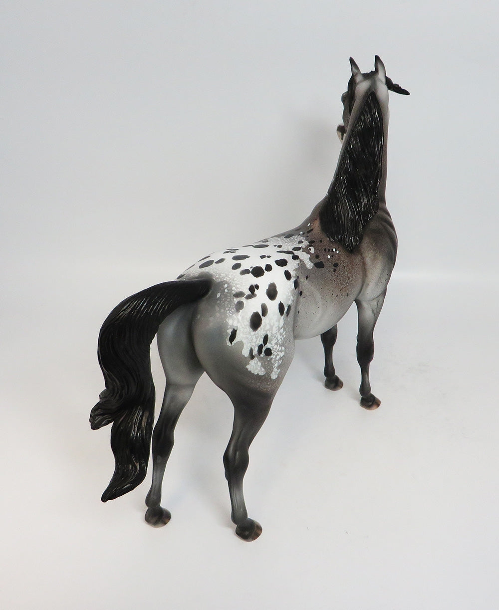 ROSTER - OOAK APPALOOSA ARABIAN MODEL HORSE SUPER BOWL 2018