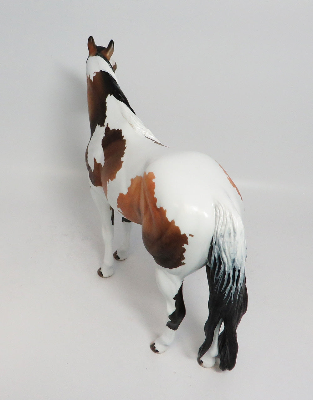 GOING TO DISNEY - OOAK DAPPLE BUCKSKIN PINTO ISH MODEL HORSE BY DAWN