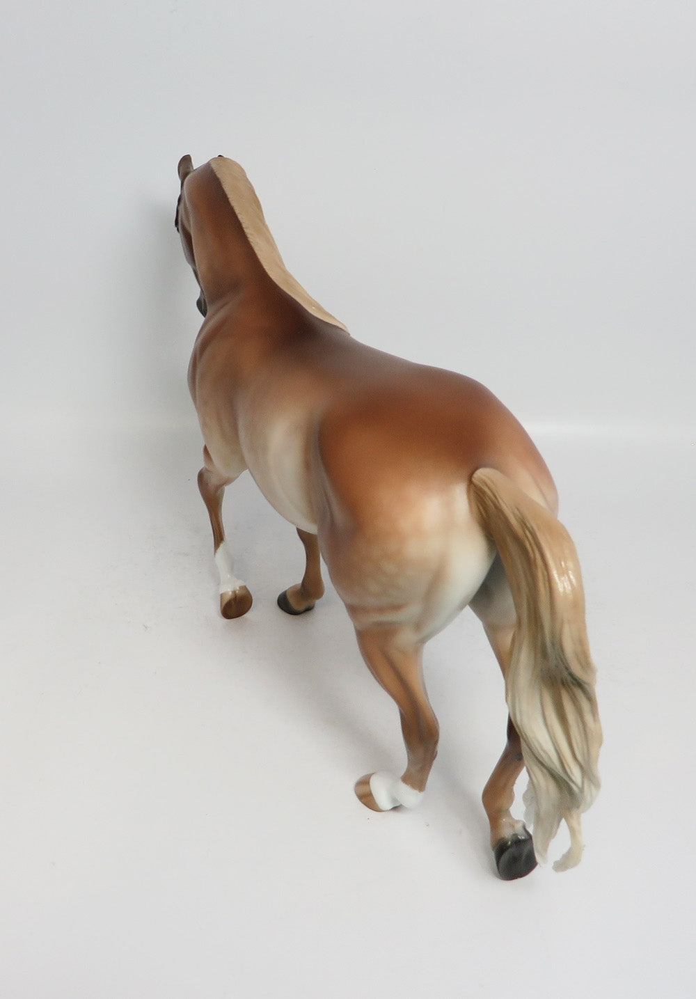 BRIGHT OUTLOOK - OOAK DAPPLE PALOMINO THOROUGHBRED MODEL HORSE BY SHERYL LEISURE 1/19/18
