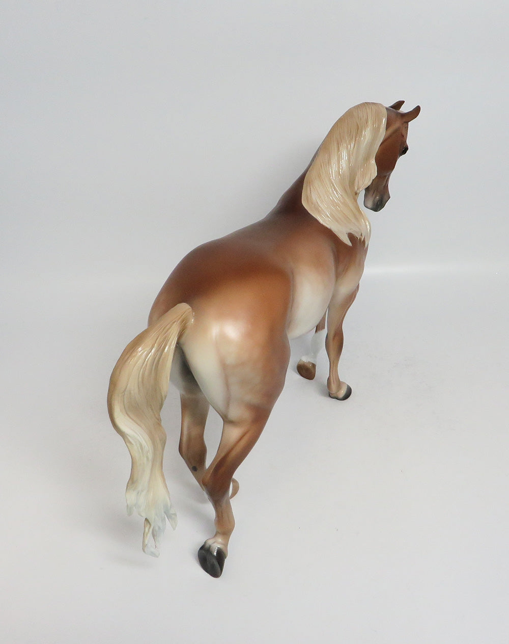 BRIGHT OUTLOOK - OOAK DAPPLE PALOMINO THOROUGHBRED MODEL HORSE BY SHERYL LEISURE 1/19/18