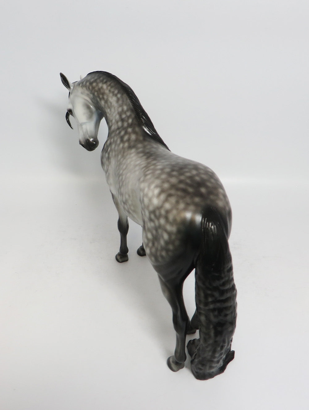 SMOOTH PERSUASION - OOAK STAR DAPPLE GREY ANDALUSIAN MODEL HORSE BY SHERYL LEISURE 1/19/18