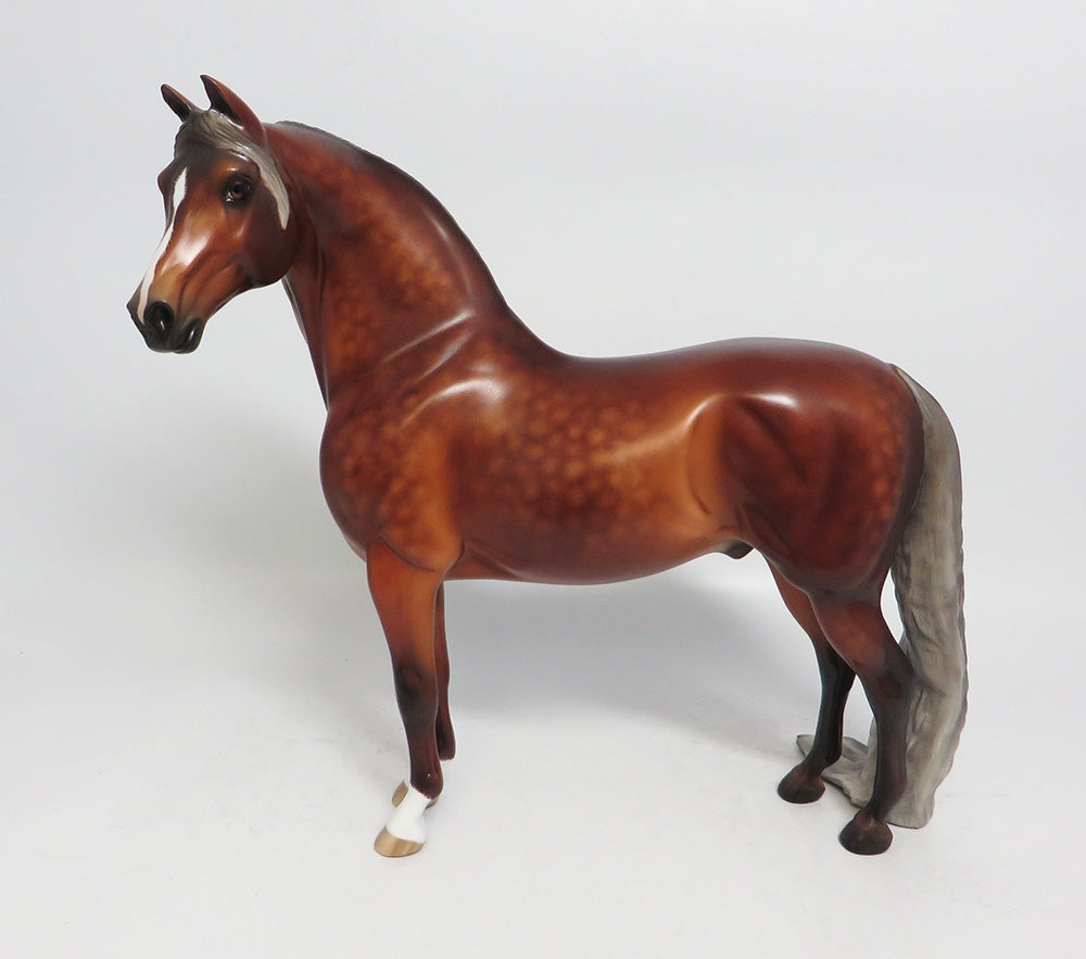 HIGH HOPES - OOAK SILVER BAY MORGAN MODEL HORSE SUPER BOWL 2018