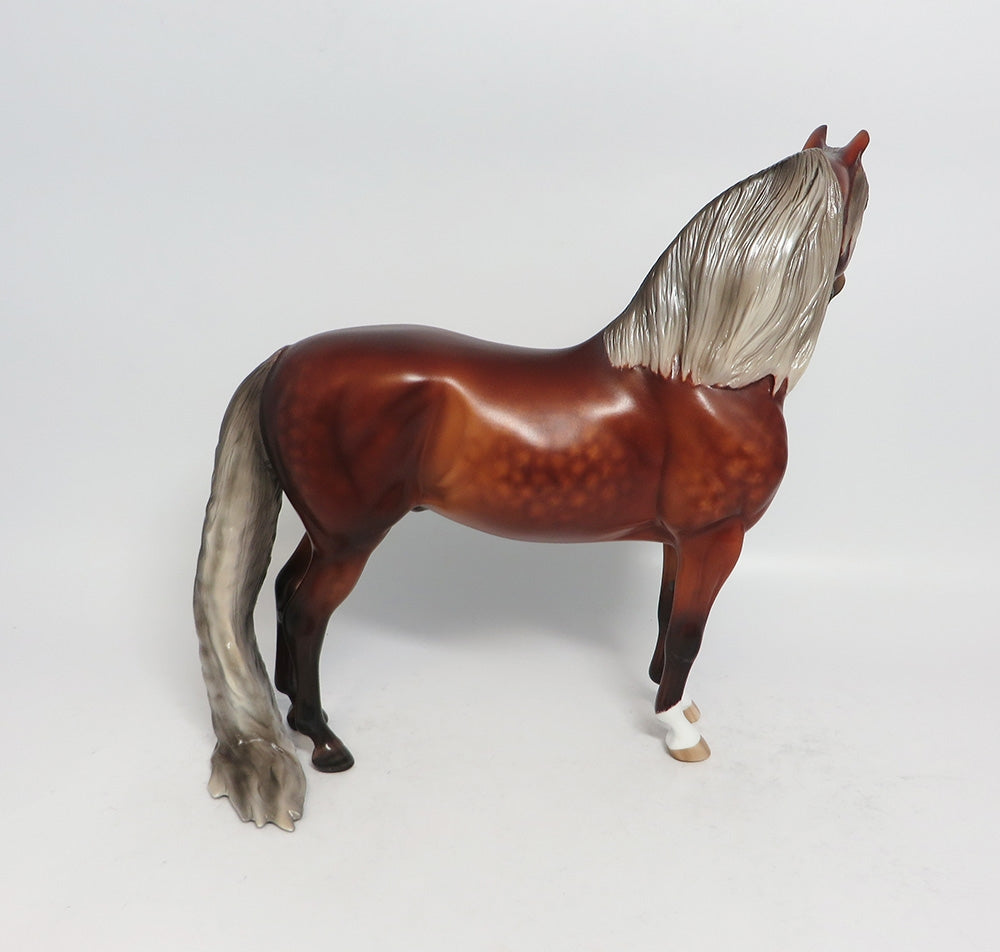 HIGH HOPES - OOAK SILVER BAY MORGAN MODEL HORSE SUPER BOWL 2018