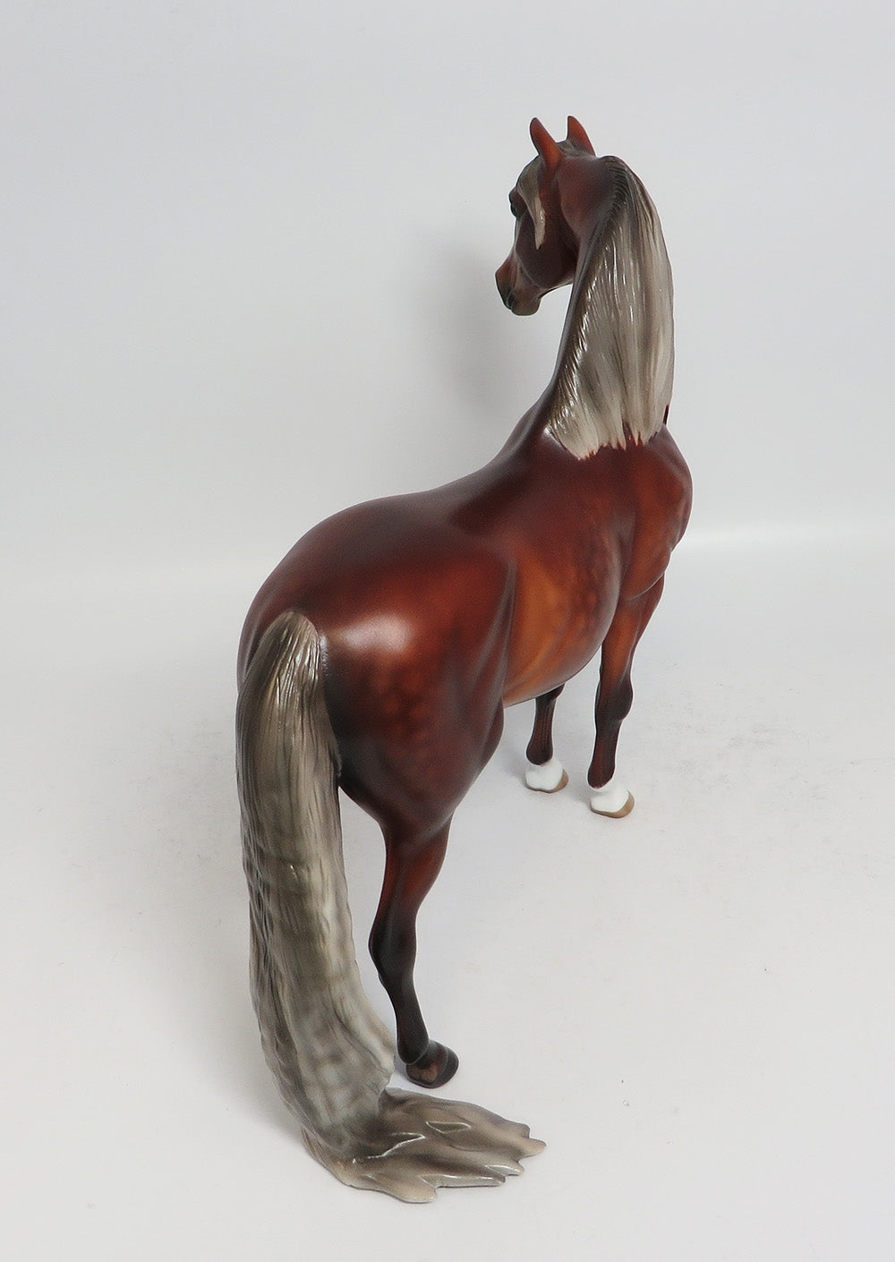 HIGH HOPES - OOAK SILVER BAY MORGAN MODEL HORSE SUPER BOWL 2018