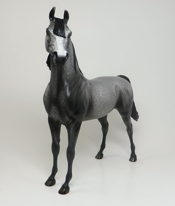 SOUL MAN - DAPPLE GREY ARABIAN MODEL HORSE by AL - 2/12