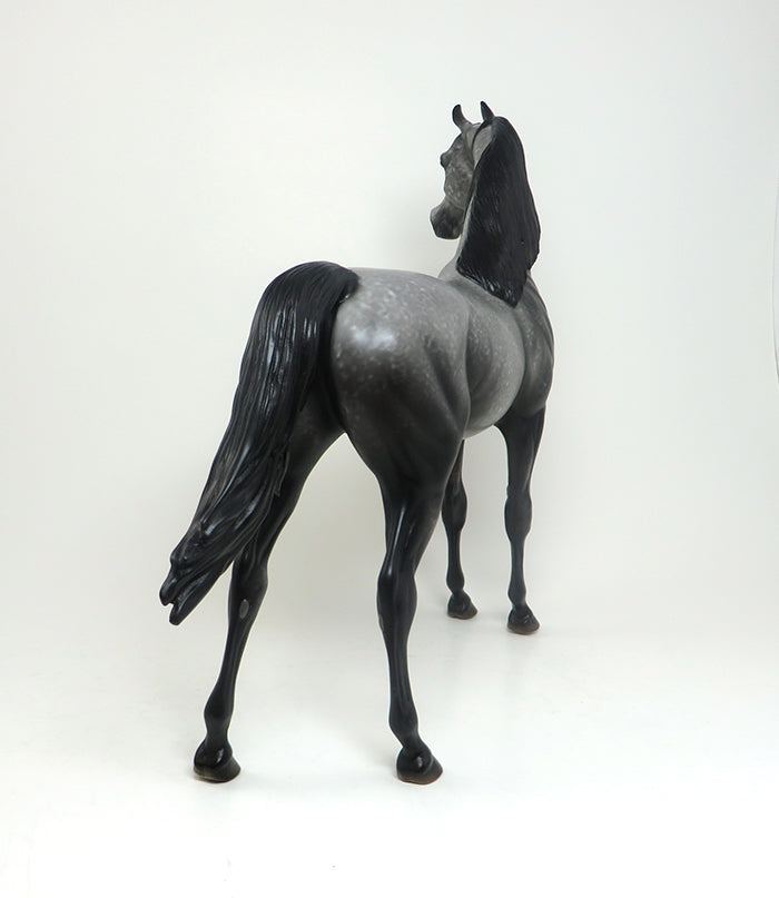 SOUL MAN - DAPPLE GREY ARABIAN MODEL HORSE by AL - 2/12