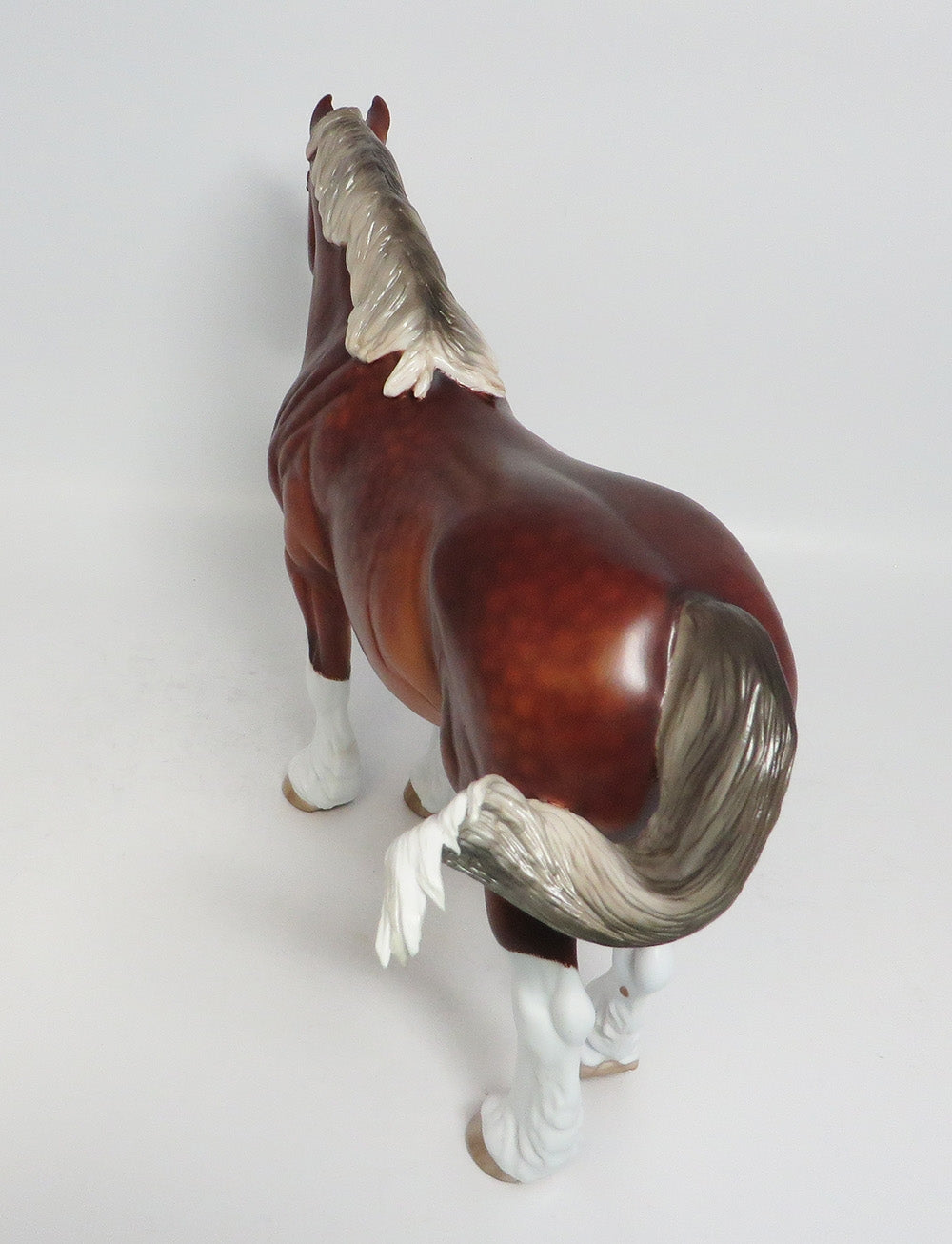 DESTINY-OOAK STAR DAPPLE HEAVY DRAFT MARE BY SHERYL LEISURE 1/18/18