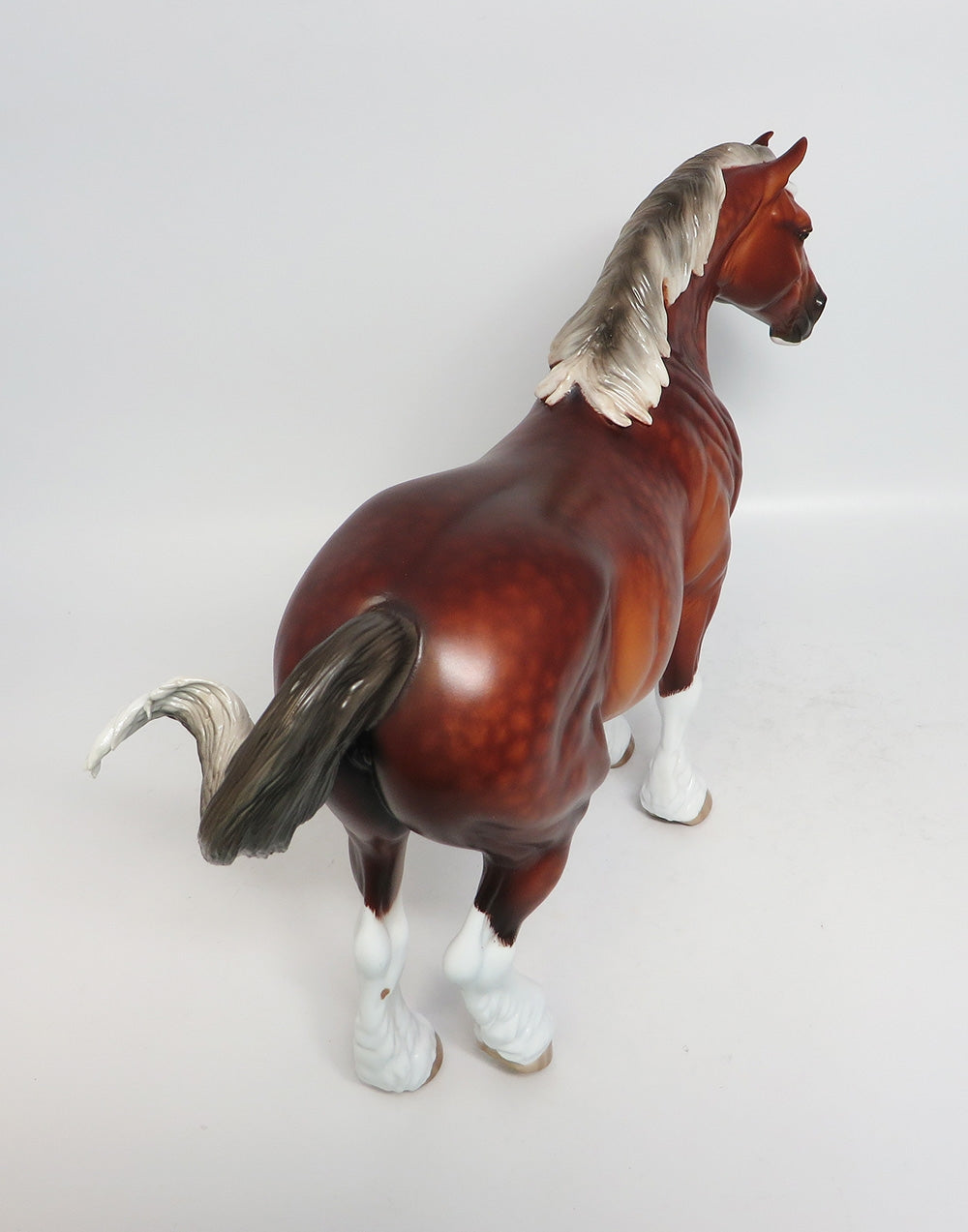 DESTINY-OOAK STAR DAPPLE HEAVY DRAFT MARE BY SHERYL LEISURE 1/18/18