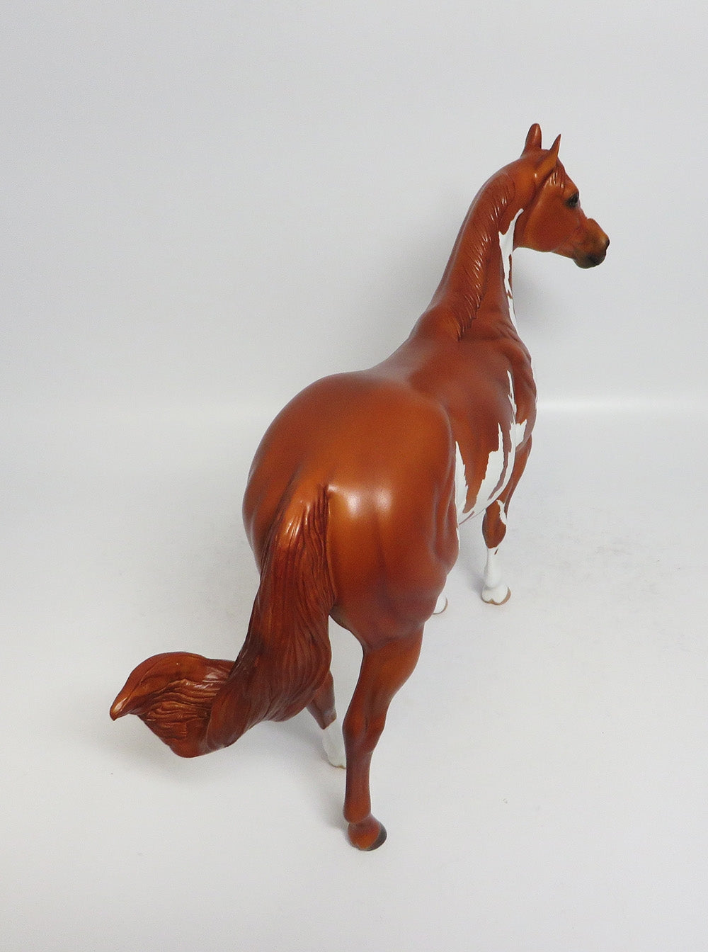 PROUD AS PUNCH-OOAK CHESTNUT OVERO ISH MODEL HORSE EA 2018