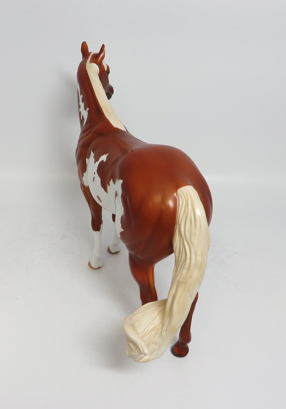 ONE MORE TIME-OOAK SORREL OVERO ISH MODEL HORSE EQUINE AFFAIRE 2018