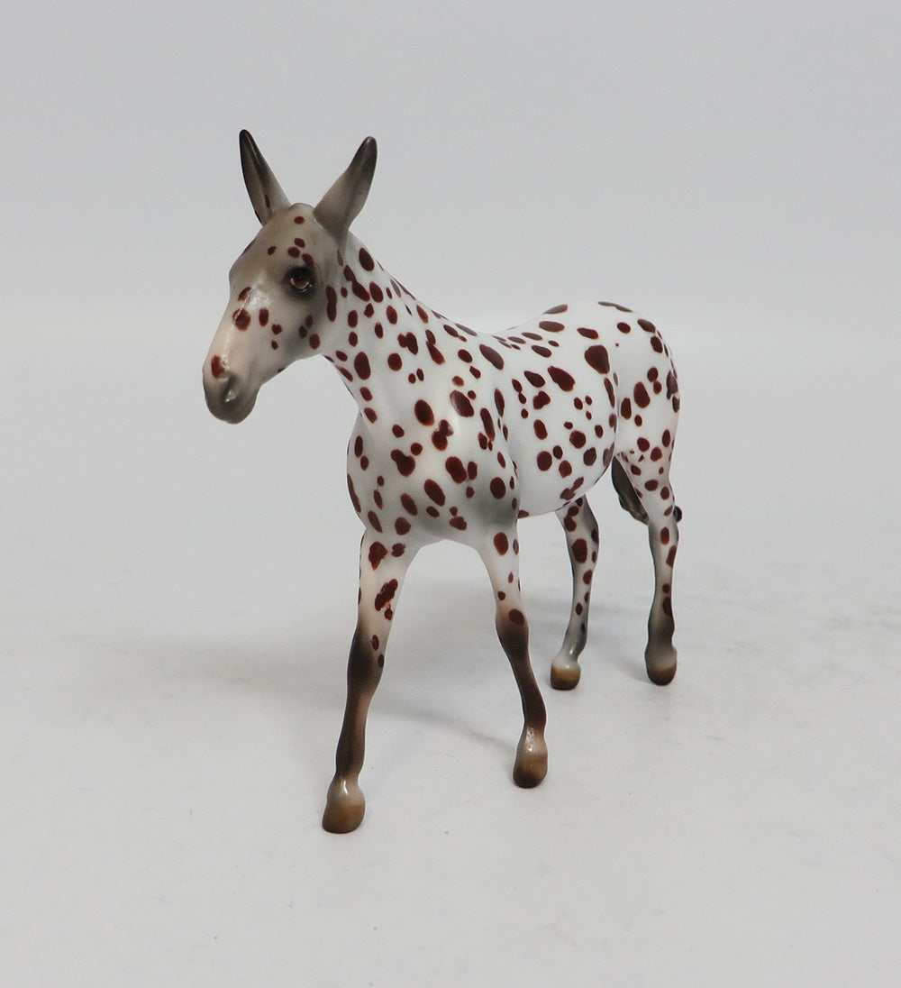 FRICKLE FRECKLE - OOAK LEOPARD APPALOOSA MULE CHIP BY ANDREA