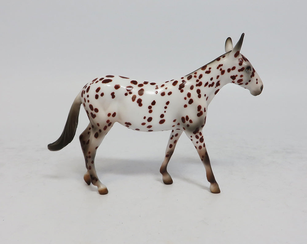 FRICKLE FRECKLE - OOAK LEOPARD APPALOOSA MULE CHIP BY ANDREA