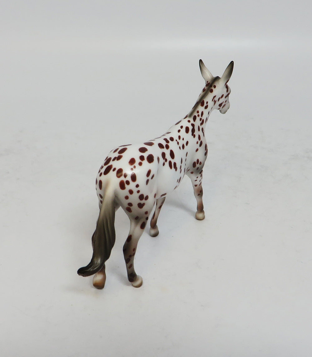 FRICKLE FRECKLE - OOAK LEOPARD APPALOOSA MULE CHIP BY ANDREA