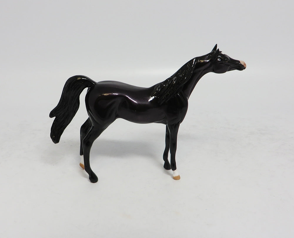 RAYNE-LE-15 BLACK ARABIAN CHIP MODEL HORSE SUPER BOWL SALE 2018