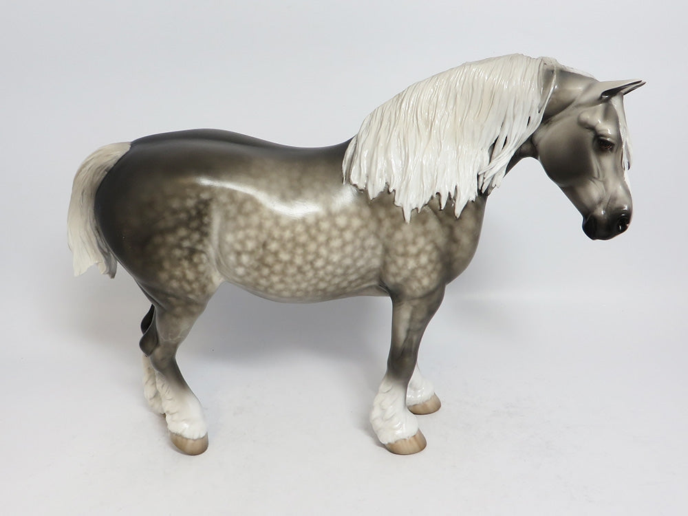 NORA-OOAK STAR DAPPLE HEAVY DRAFT MARE BY SHERYL LEISURE 1/27/18